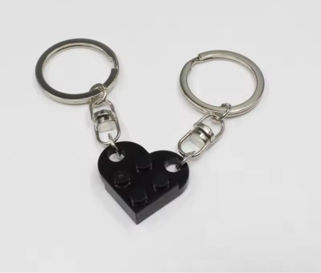 Lego love keychain
